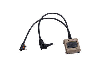 Unity Tactical Modbutton Lite SYNC Dual Switch - LINK USB-C / Crane Laser - 7" - FDE
